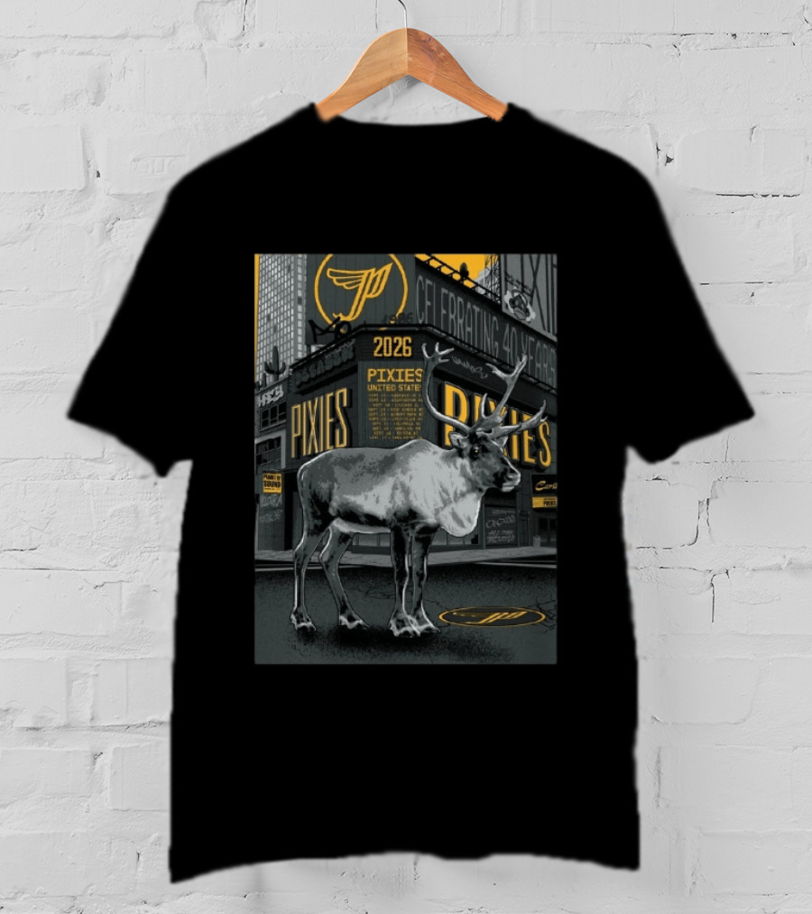 2026 Pixies United States Tour Celebrating 40 Years T-Shirt