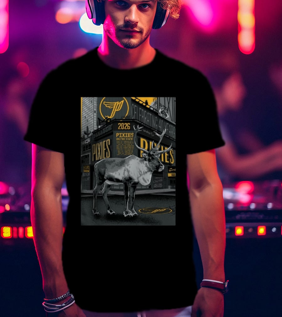 2026 Pixies United States Tour Celebrating 40 Years T-Shirt