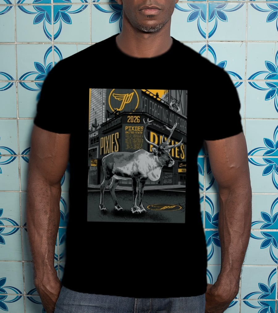 2026 Pixies United States Tour Celebrating 40 Years T-Shirt