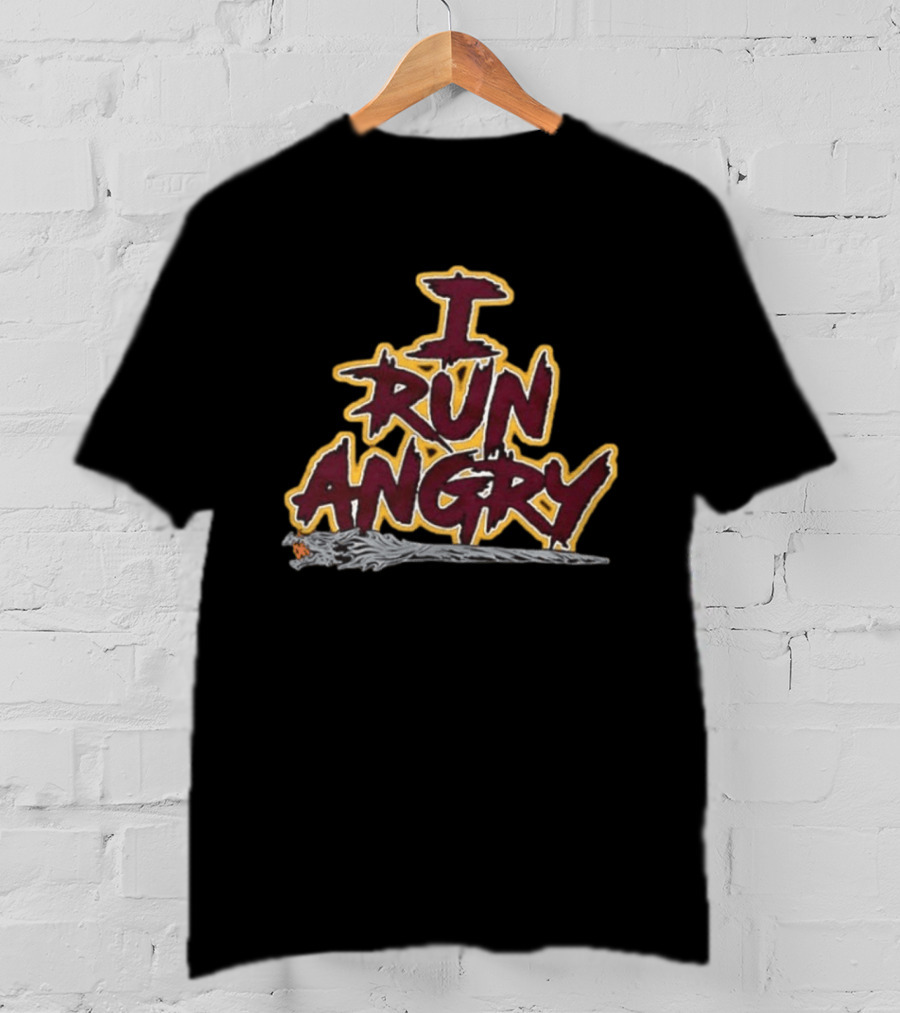 Tyler Owens I Run Angry Washington Commanders 2026 Two Sided T-Shirt