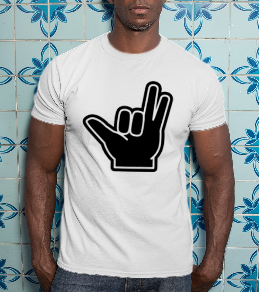 8Ro8 Store Hammajang Shaka Hand Sign Gesture T-Shirt