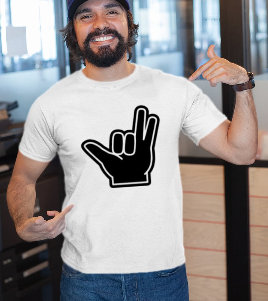8Ro8 Store Hammajang Shaka Hand Sign Gesture T-Shirt