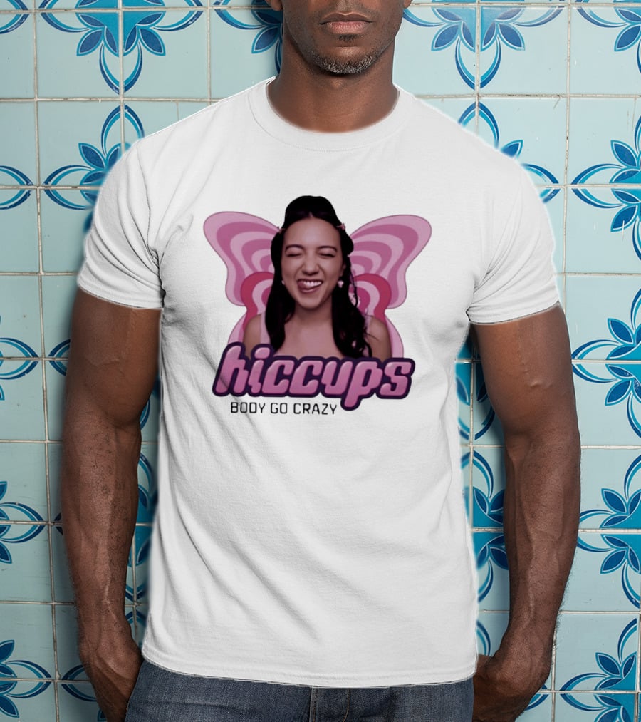 Hiccups Body Go Crazy Carly Pop Girlie FX Butterfly Wings T-Shirt