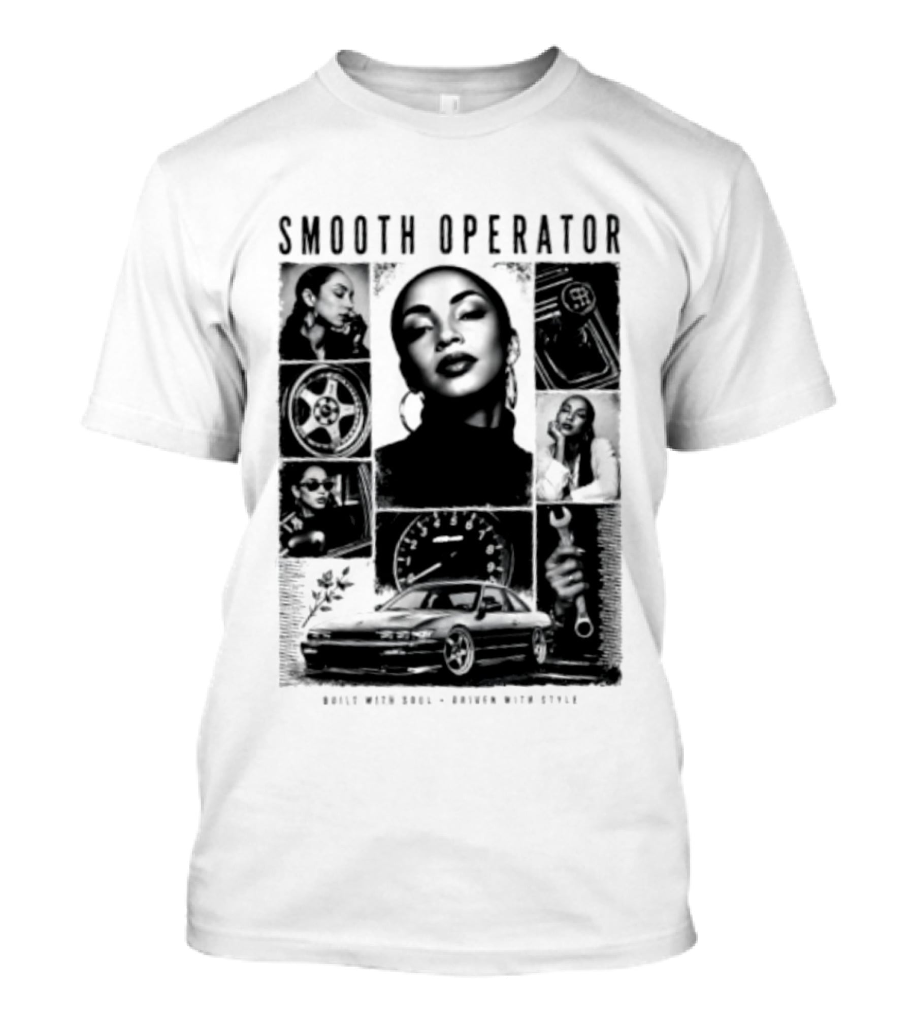 Smooth Operator Built With Soul Driven With Style Vintage Car Icon Retro Look T-Shirt
