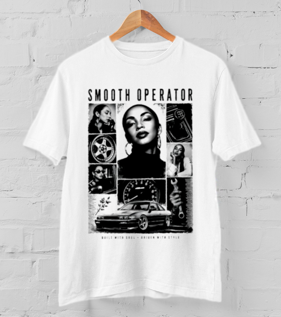 Smooth Operator Built With Soul Driven With Style Vintage Car Icon Retro Look T-Shirt