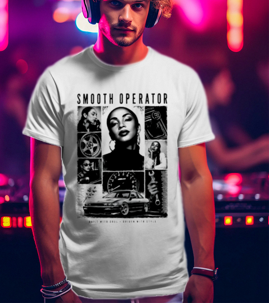 Smooth Operator Built With Soul Driven With Style Vintage Car Icon Retro Look T-Shirt