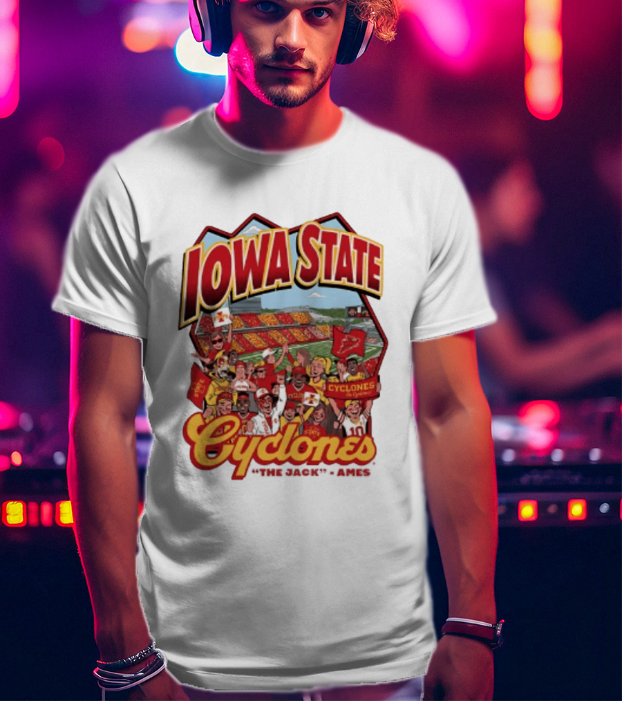 Iowa State Cyclones Football Fans At The Jack Trice Stadium Ames T-Shirt