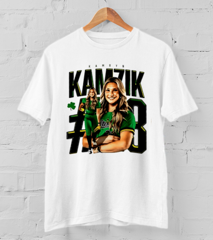 Kamryn Kamzik #23 Notre Dame NCAA Softball Player T-Shirt