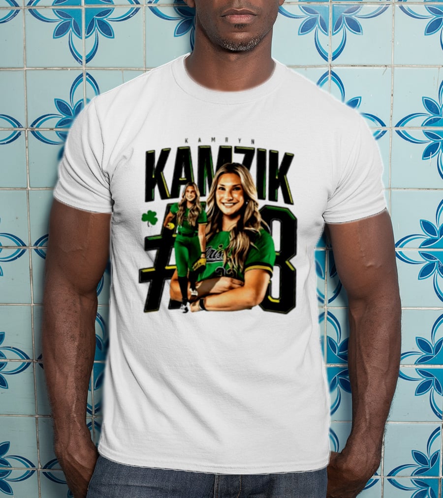 Kamryn Kamzik #23 Notre Dame NCAA Softball Player T-Shirt