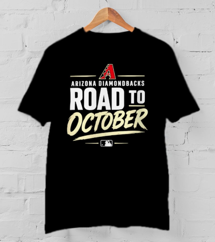Arizona Diamondbacks Road To October MLB 2026 Postseason Journey T-Shirt