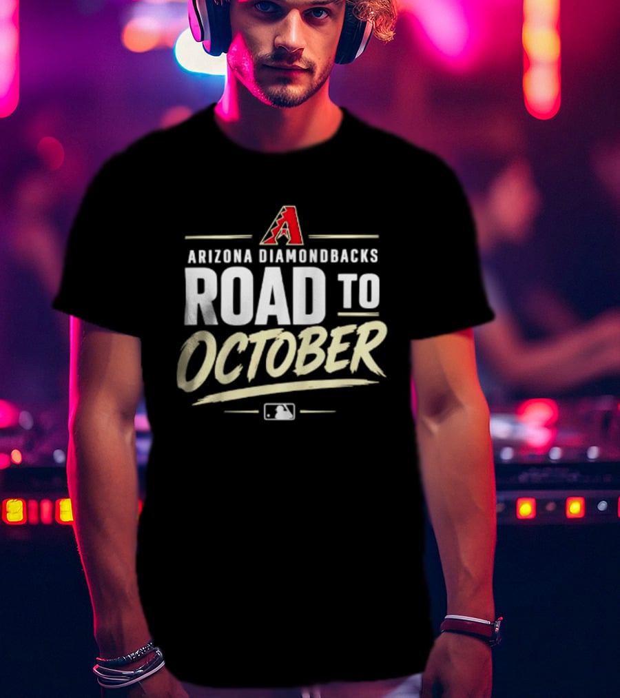 Arizona Diamondbacks Road To October MLB 2026 Postseason Journey T-Shirt