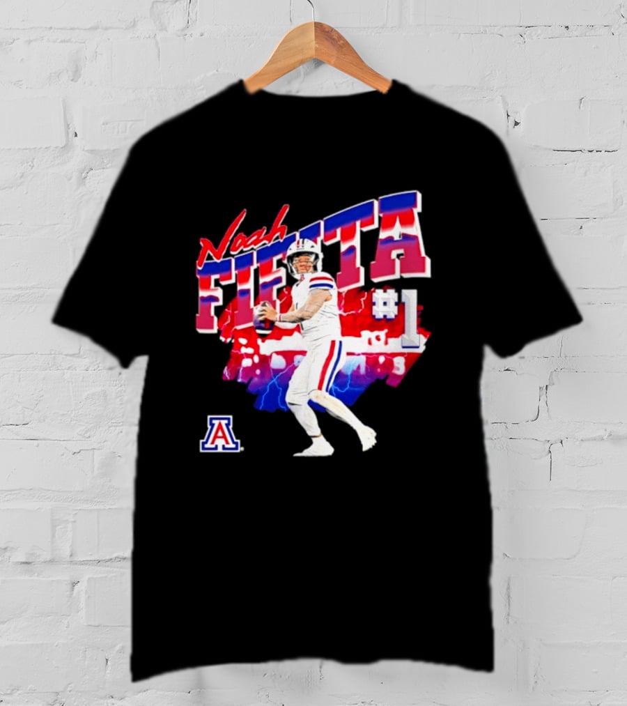 Noah Fifita Arizona Wildcats Number 1 Football Player T-Shirt