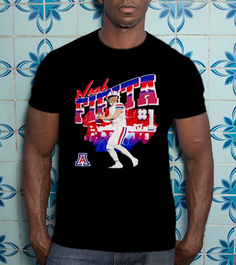 Noah Fifita Arizona Wildcats Number 1 Football Player T-Shirt