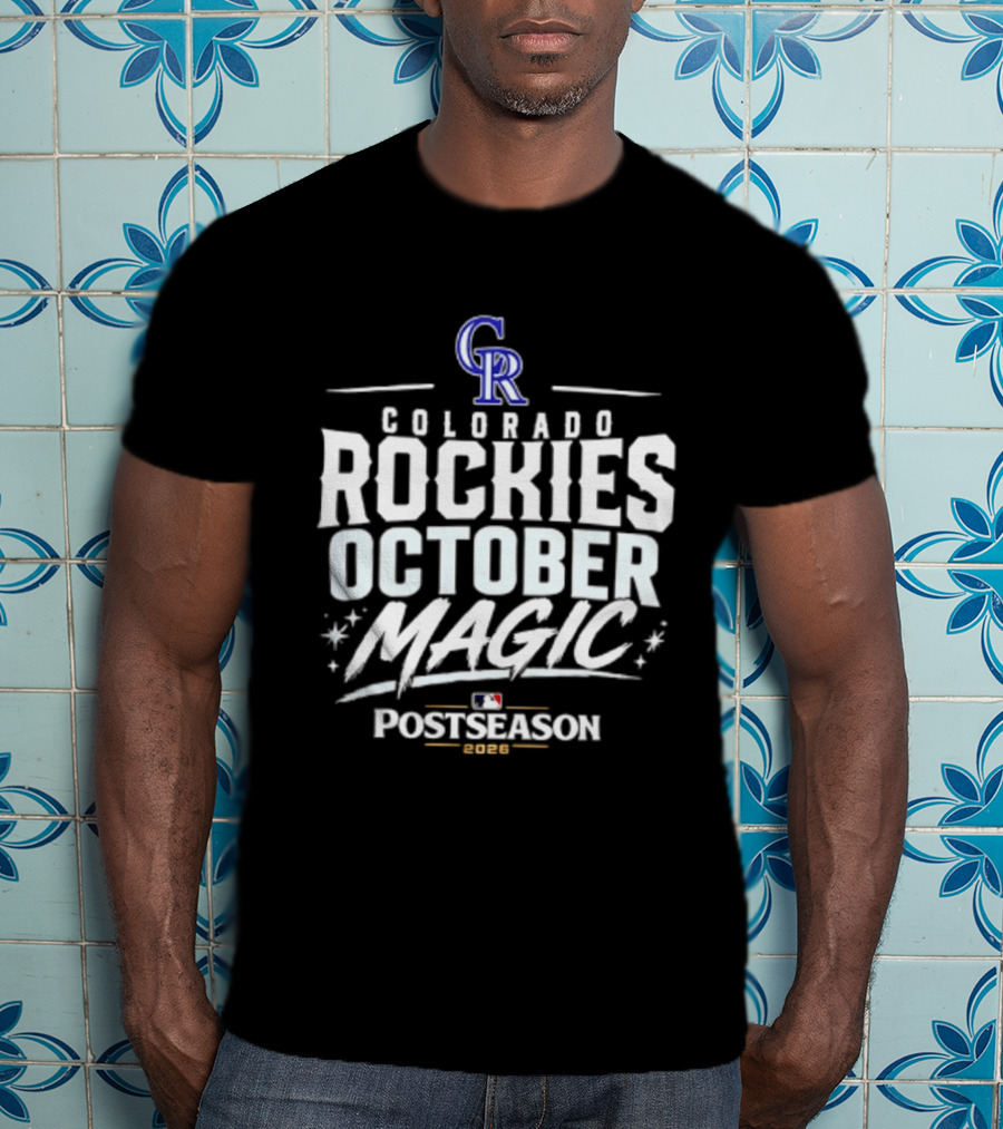 Colorado Rockies October Magic 2026 MLB Postseason Celebration T-Shirt