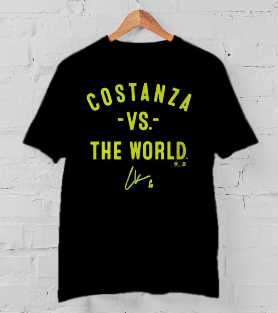 Costanza Vs The World Bold Yellow Signature T-Shirt