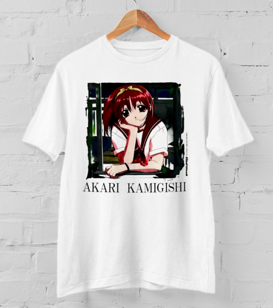 Akari Kamigishi To Heart Anime Character Image T-Shirt