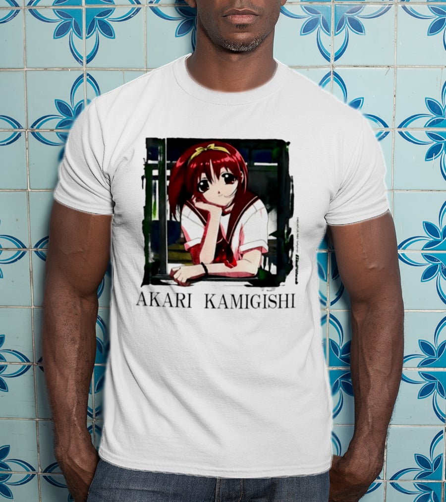 Akari Kamigishi To Heart Anime Character Image T-Shirt