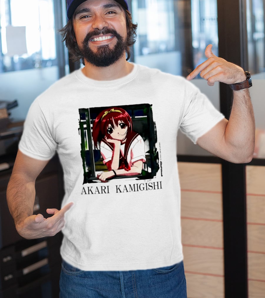 Akari Kamigishi To Heart Anime Character Image T-Shirt