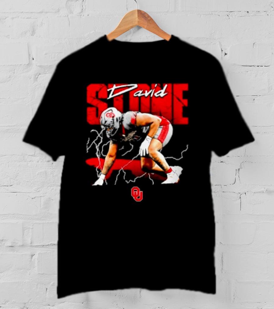 David Stone Oklahoma Sooners NCAA Football T-Shirt