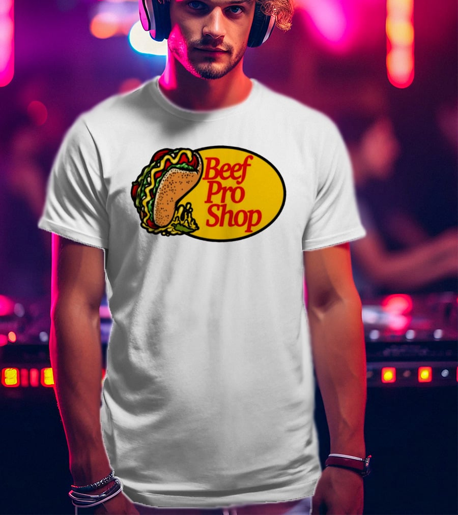 Beef Pro Shop Taco Patch T-Shirt