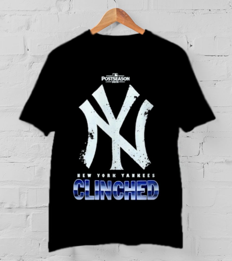 New York Yankees Clinched 2026 MLB Postseason Celebration T-Shirt