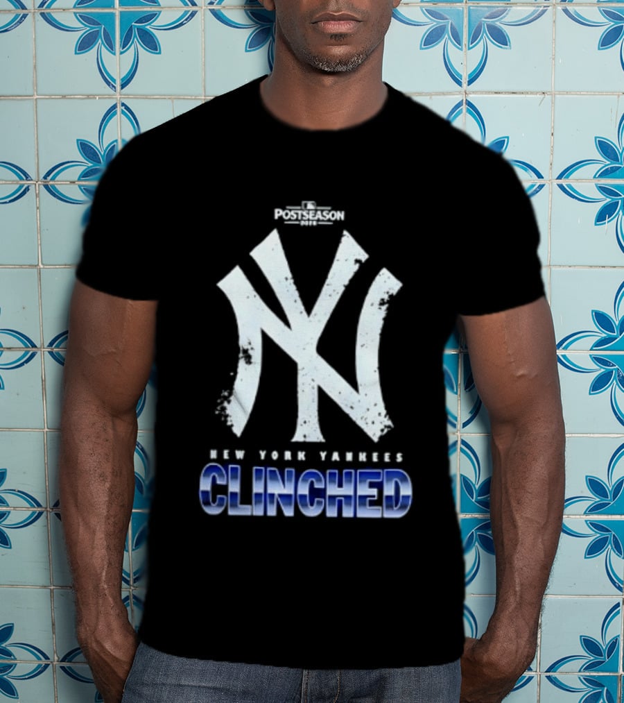 New York Yankees Clinched 2026 MLB Postseason Celebration T-Shirt
