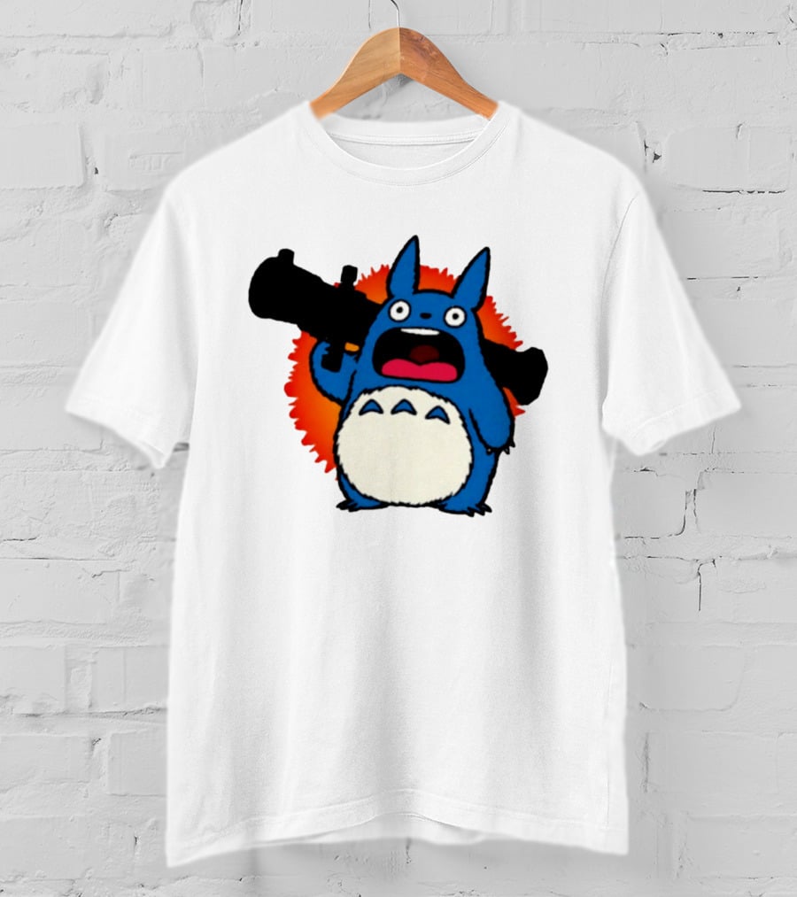 Chu Totoro My Neighbor Totoro Grenade Launcher Anime T-Shirt