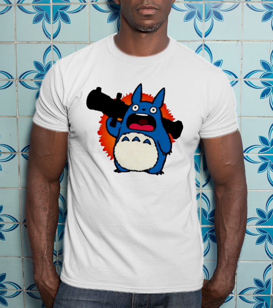 Chu Totoro My Neighbor Totoro Grenade Launcher Anime T-Shirt