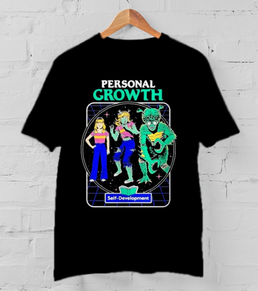 Personal Growth Self Development Alien Transformation Steven Rhodes T-Shirt