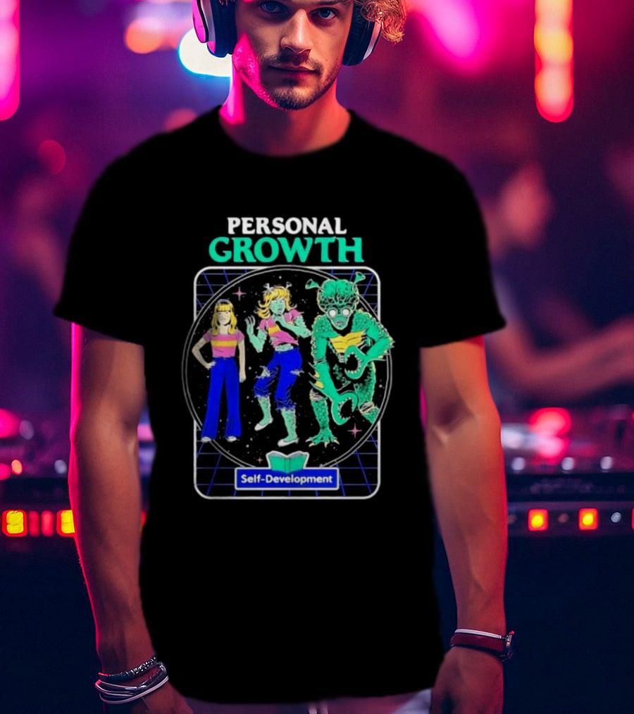 Personal Growth Self Development Alien Transformation Steven Rhodes T-Shirt