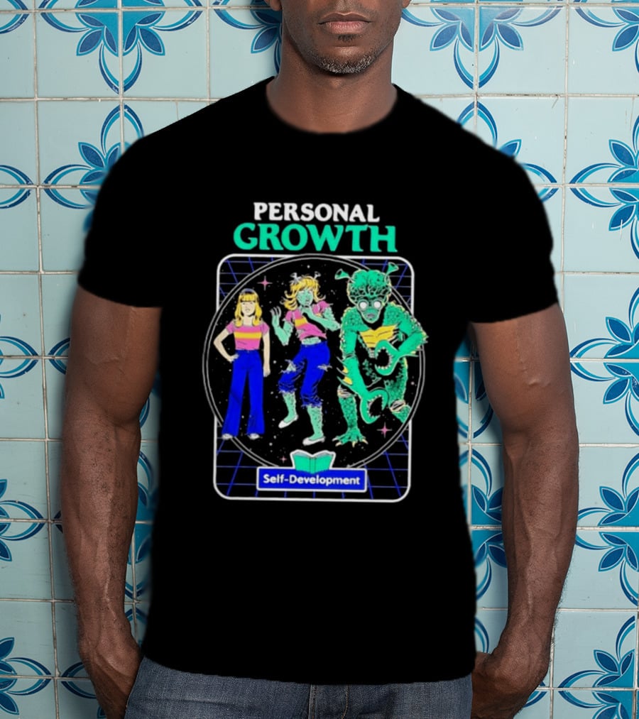 Personal Growth Self Development Alien Transformation Steven Rhodes T-Shirt