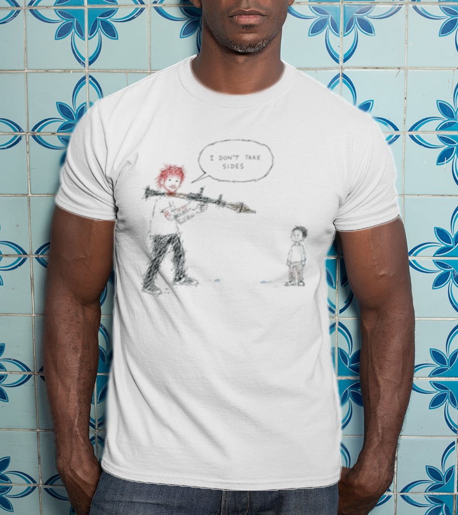 Ed Sheeran I Don't Take Sides Meme With Singer Songwriter T-Shirt