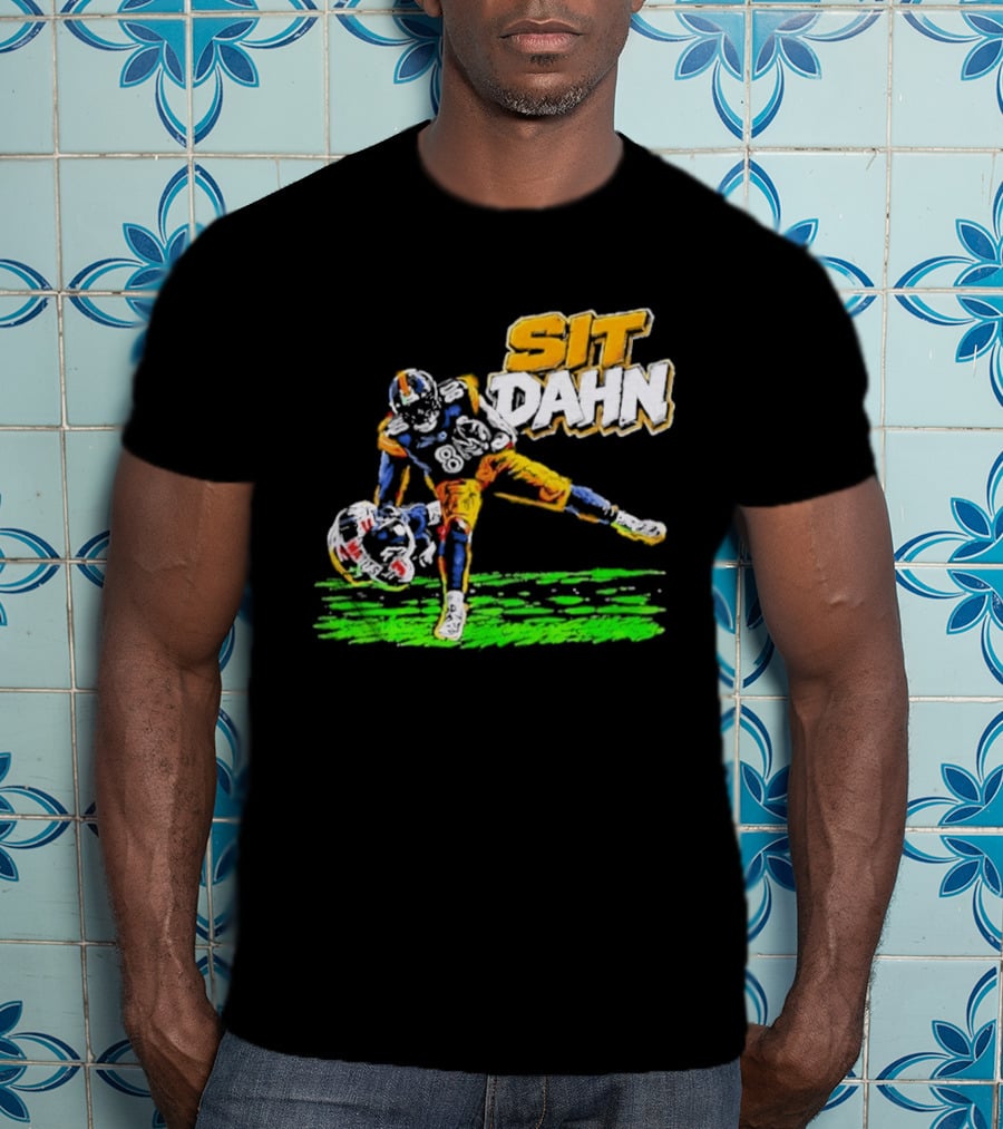Sit Dahn Pittsburgh Steelers George Pickens 14 Football T-Shirt