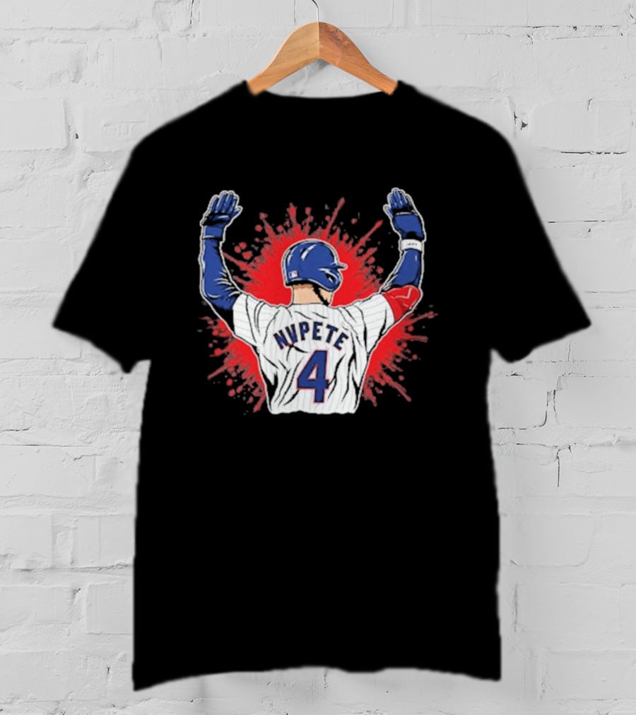 Chicago Cubs MVPETE 4 Pete Crow Armstrong Baseball Player Celebration T-Shirt