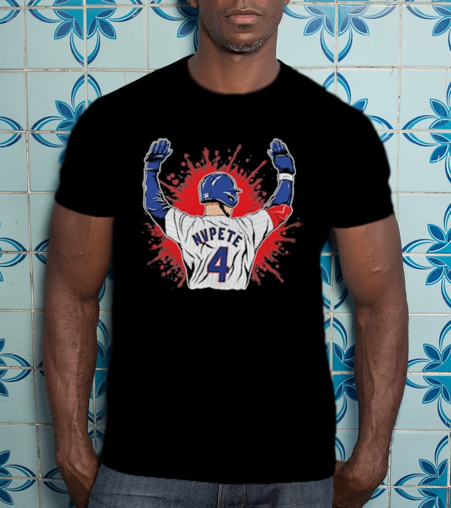 Chicago Cubs MVPETE 4 Pete Crow Armstrong Baseball Player Celebration T-Shirt