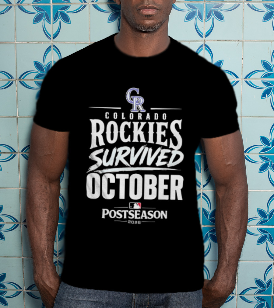 Colorado Rockies Survived October Postseason 2026 MLB T-Shirt