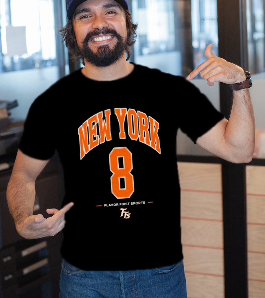 New York 8 Flavor First Sports TFS T-Shirt