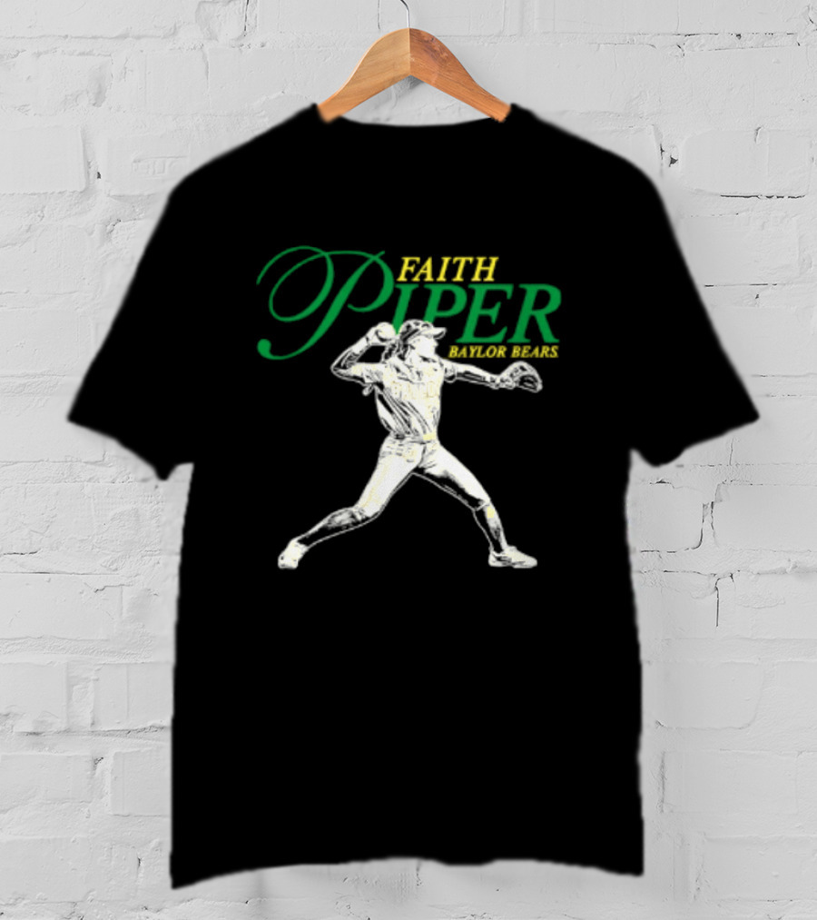 Faith Piper 26 Baylor Bears NCAA Softball Player T-Shirt