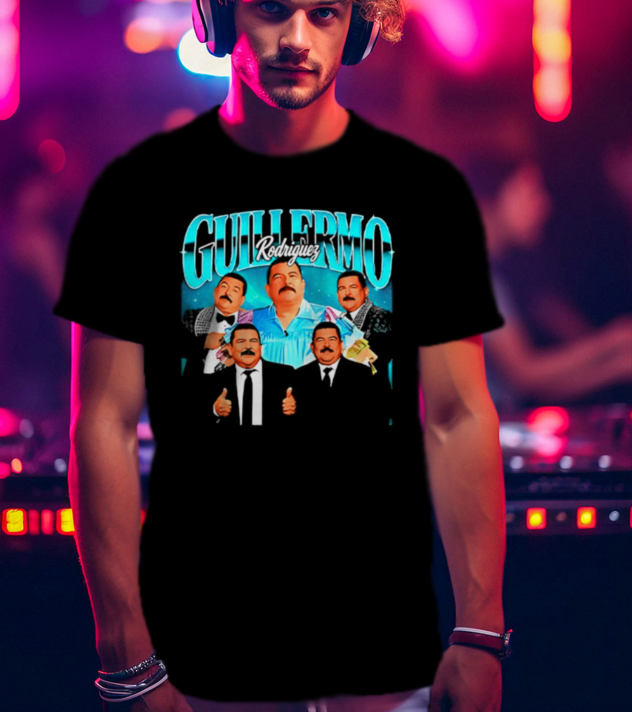 Guillermo Rodriguez 90s Collage Nostalgic Humor Thumbs Up T-Shirt
