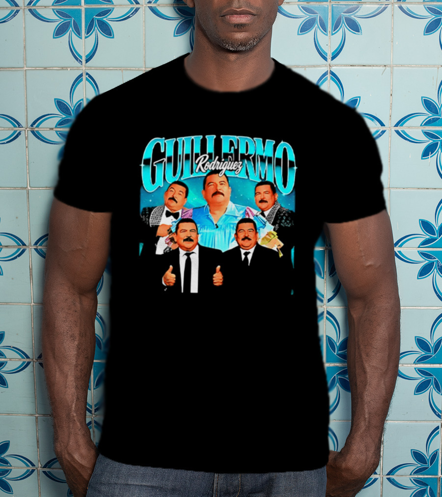 Guillermo Rodriguez 90s Collage Nostalgic Humor Thumbs Up T-Shirt