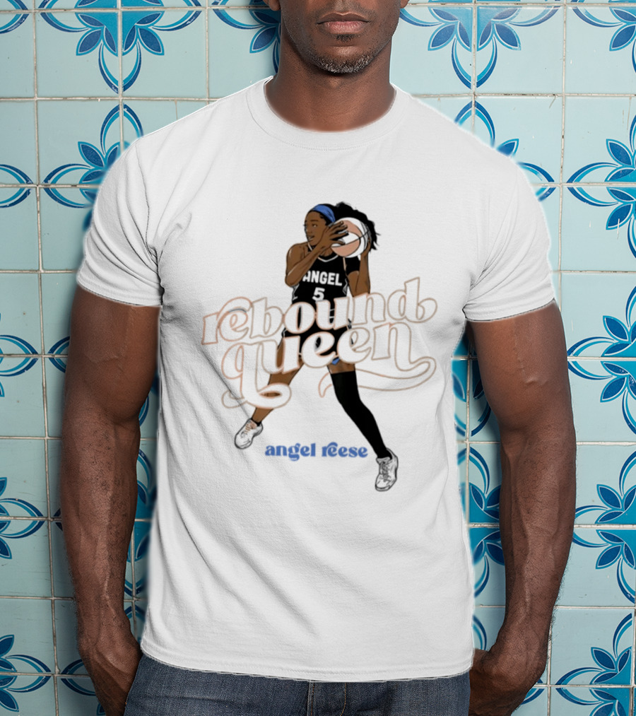Angel Reese Rebound Queen Basketball Star T-Shirt