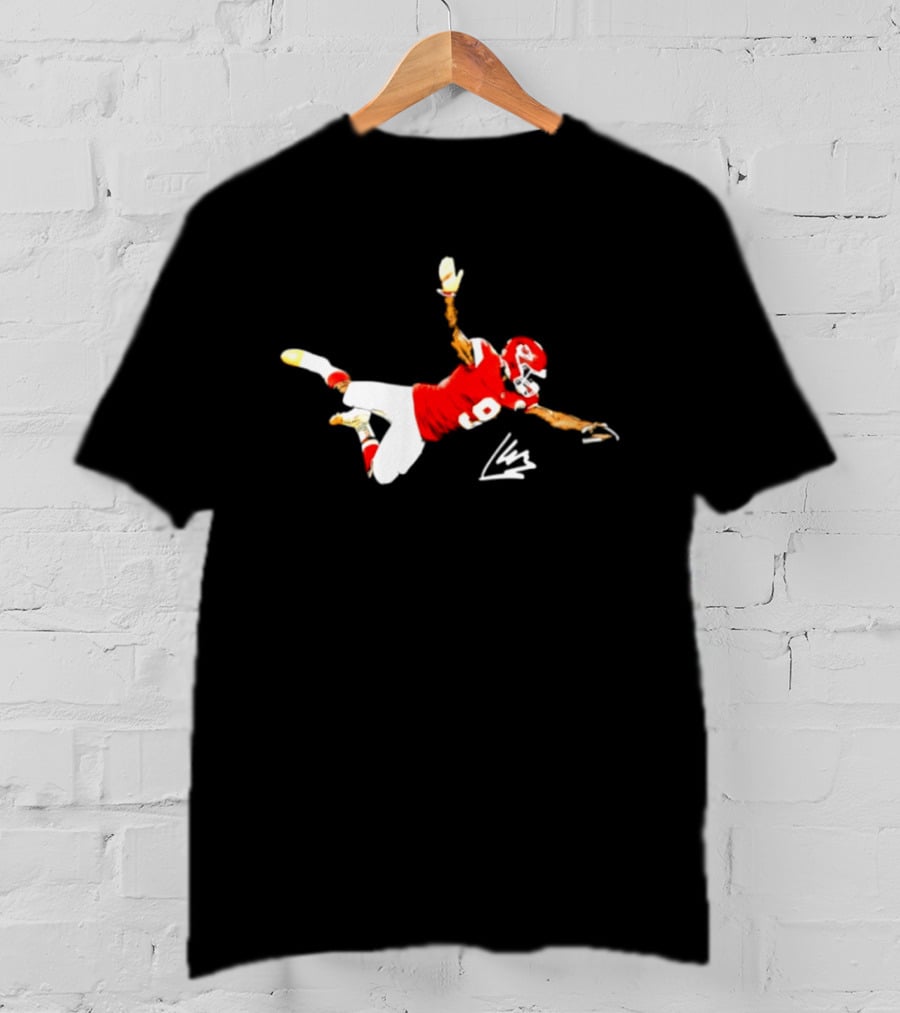 Kansas City Chiefs Kenneth Walker III Number 9 Dive Catch T-Shirt