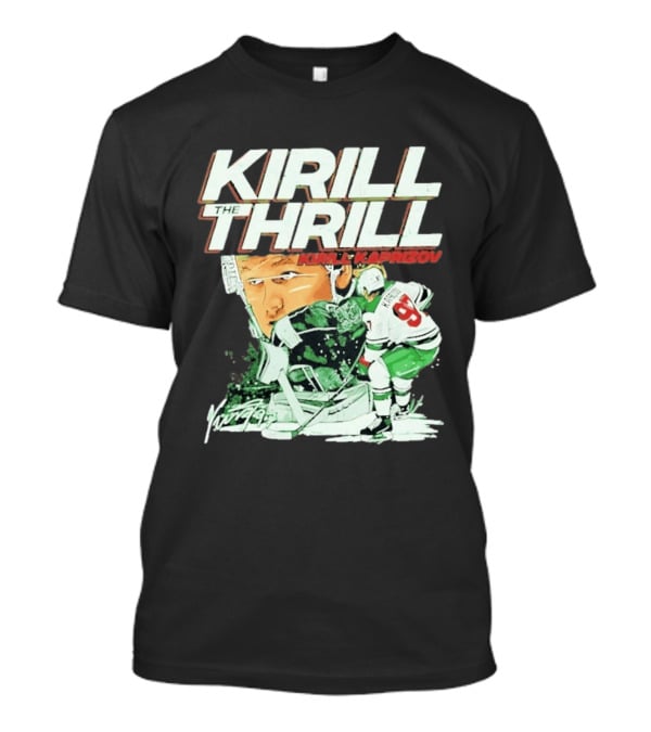Kirill Kaprizov The Thrill Minnesota Wild Hockey Player Krill T-Shirt