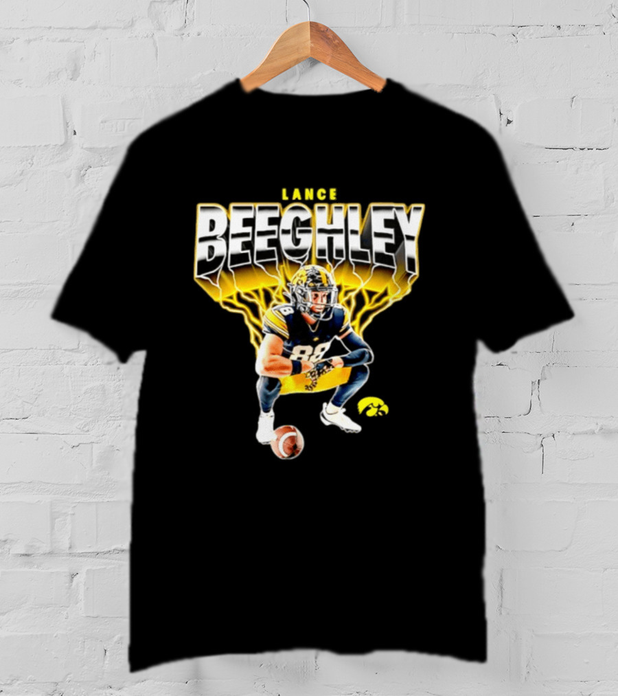 Lance Beeghley Iowa Hawkeyes Football Player Dynamic Sports T-Shirt