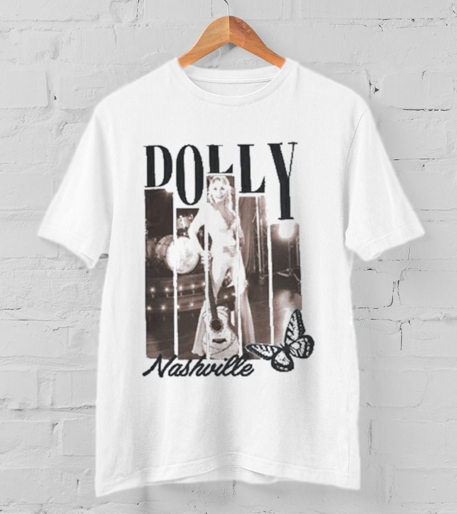 Dolly Parton Nashville Country Music Icon Microphone T-Shirt