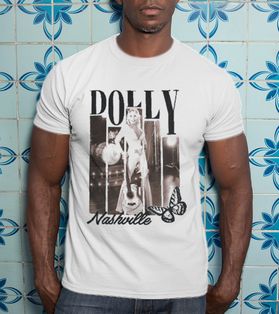 Dolly Parton Nashville Country Music Icon Microphone T-Shirt