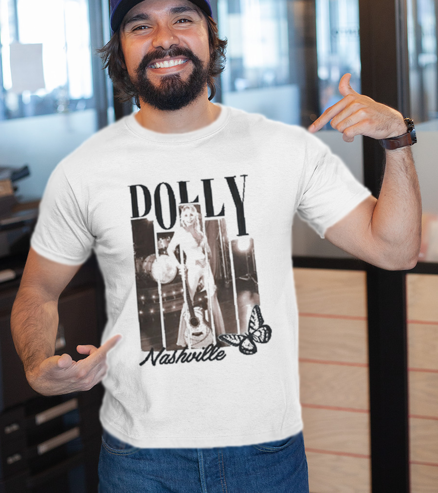 Dolly Parton Nashville Country Music Icon Microphone T-Shirt