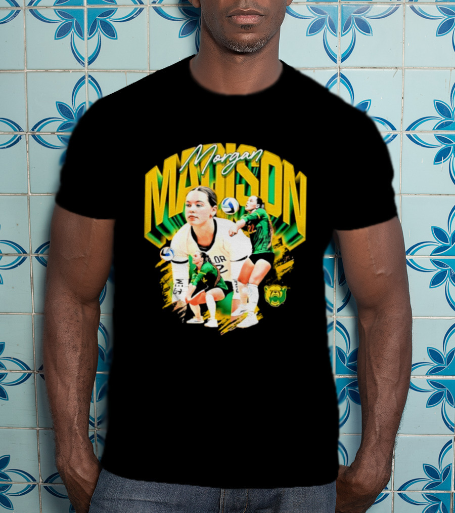 Morgan Madison Baylor Bears Volleyball NCAA Player Action And Team Spirit T-Shirt