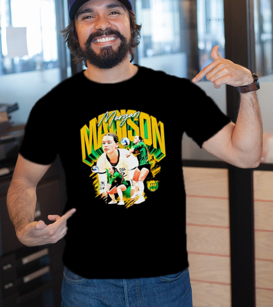 Morgan Madison Baylor Bears Volleyball NCAA Player Action And Team Spirit T-Shirt