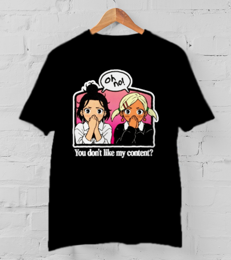 Oh No Muko And Miko Dandadan You Don't Like My Content Anime T-Shirt